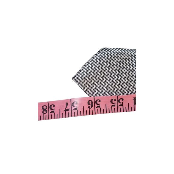 Weishang Mens Black White Hand Made 100% Silk Neck Tie Made In China Luxury - Picture 10 of 12